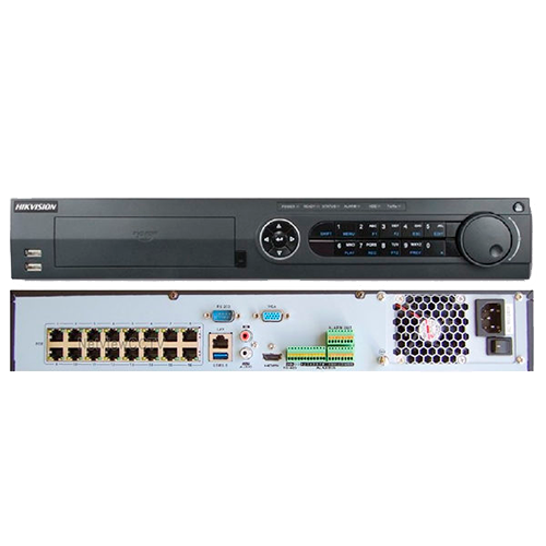 NVR 16 CANALES HIKVISION - 12 MP - H264+- DS-7716NI-E4