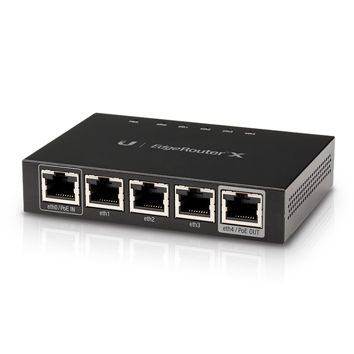 ROUTER NETWORKS 5 PUERTOSUBIQUITI ER-X