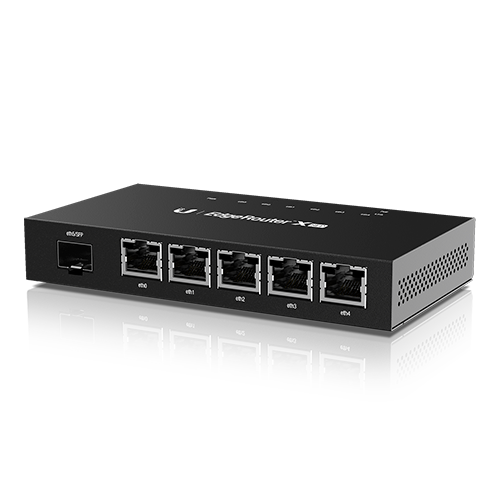 ROUTER NETWORKS 5 PUERTOS UBIQUITI ER-X-SFP