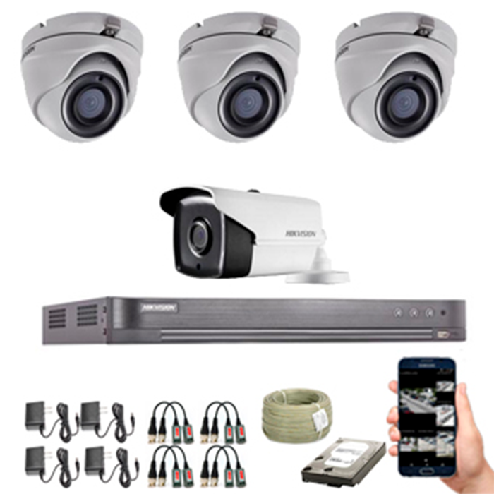 KIT CCTV HIKVISION TURBO HD 5 Mpx KIT-5