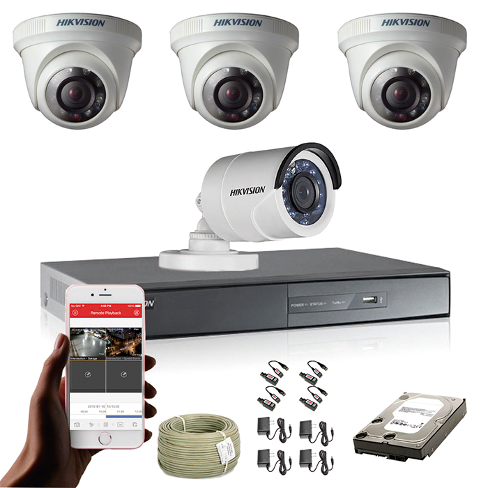 KIT CCTV HIKVISION DVR TURBO HD 720P KIT-18